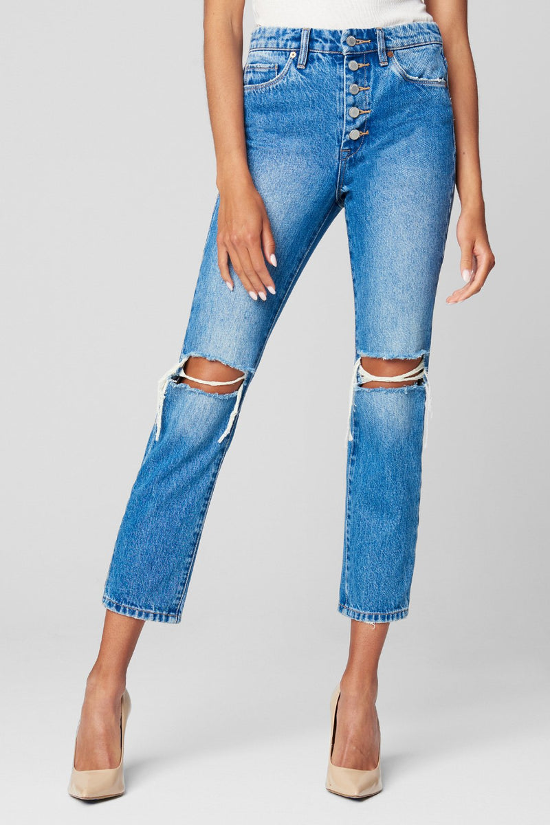 Bigger & Better High Rise Straight Cropped Jean - RusticThread Boutique